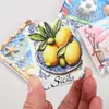 Souvenirs de Viagem Criativos e Peculiares com Relevo 3D, Ímãs de Geladeira Cerâmicos Culturais e Criativos de Cidades, Adesivos Magnéticos Personalizados