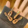 Mini Grampo de Cabelo de Guitarra Estilo Ins Mini Violino Clipe Lateral Menina Fofa Clipe para Franja Rejuvenescedor Moda Acessório de Cabeça de Celebridade da Internet