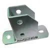 Conector de Base Abierta de Acero en Forma de C, Soporte Antisismo, Pie Galvanizado sin Soldadura, Pilar para Panel Solar Fotovoltaico