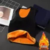 Fornecimento exclusivo transfronteiriço colete de veludo dourado quente de inverno sem costura com veludo espesso top de roupa íntima masculina térmica sem mangas