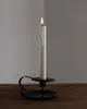 Ht Portavelas Amarillo Retro Estilo Europeo Decoración Romántica Cena a la Luz de las Velas de Navidad Accesorios de Boda Base para Portavelas