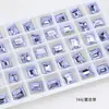 Pedras de Strass Roxo Lavanda para Nail Art Strass Irregulares com Base Pontiaguda Acessórios para Joias DIY Tendência Xiaohongshu Strass para Unhas Usáveis