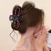 Pinza para el pelo coreana estilo Yiwu, pinza de tiburón floral de alta gama de lujo primavera-verano, nuevo accesorio para el pelo de garra dulce 2026