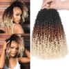 Perucas Sintéticas de Comércio Exterior para Mulheres, Cachos Espirais Trançados, Tranças Africanas Pequenas em Molas (Spring Twist), Cabelo Cacheado, Cabelo Cacheado Curto