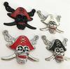 Harley Calavera Águila Metal Tapa de Tanque de Combustible Pegatina Pirata Pirata Pegatina Arañazos Pegatina Decorativa para Parachoques