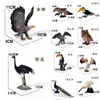 Amazon Transfronterizo Modelo de Animal Pájaro Artificial Águila Pavo Real Loro Búho Avestruz 25 Modelos
