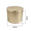 Frascos Vacíos para Velas Aromáticas en Stock, Suministro Transfronterizo, Vasos para Velas de 8 oz, Latas Vacías de Metal para Bálsamo, Latas Pequeñas Redondas