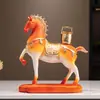 Novos Enfeites de Cavalo Estilo Chinês, Artesanato para Decoração de Casa, Enfeites para Escritório, Sala de Estar e Entrada, Presentes para Inauguração de Casa e Abertura