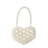 Nuevo bolso bandolera de perlas para niñas, bolso portátil de perlas rojas para mujer, bolso de cambio para padres e hijos.