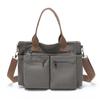 Nova Bolsa Tote de Brim de Grande Capacidade, Bolsa de Ombro Transversal Simples Retrô Feminina, Bolsa de Mão Casual, Bolsa para Mamãe
