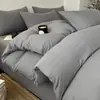 Juego de Cama de Cuatro Piezas Grado A para Maternidad y Bebé, Algodón Puro, Adecuado para Dormir Directamente sobre la Piel, Sábana Bajera y Funda de Edredón Cationizadas Engrosadas, Sábana Bajera para Dormitorio, Juego de Tres o Cuatro Piezas