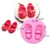 Molde de Silicona para Ropa y Zapatos de Bebé Serie de Dulces y Helados Botones Chocolate Fondant Herramientas para Hornear