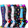 Youlijian 8 pares de calcetines de compresión deportivos para traje multiestilo fabricantes de calcetines de compresión al por mayor disponibles para hombres y mujeres calcetines de compresión