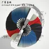 Abanico de Tai Chi del Mismo Estilo de Wang Xiaopo, Abanico Sonoro, Abanico de Kung Fu Tricolor, Abanico de Baile Doble Cara Alma China, Abanico Degradado