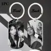 Placas de Acero Inoxidable Militares Transfronterizas para Hombres y Mujeres, Accesorios Hip-Hop con Grabado Personalizado, Colgantes Creativos de Personajes para Bolsos, Llaveros