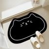 Alfombrillas de Baño Absorbentes de Dibujos Animados, Secado Rápido, Antideslizantes, Alfombrillas de Suelo de Barro Diatomeas para el Hogar, Alfombrillas de Suelo de Cocina Resistentes a las Manchas, Duraderas y Fáciles de Cuidar