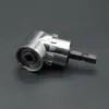 Dispositivo de esquina corto alargado lote de giro 105 grados conector destornillador giratorio destornillador cabeza de destornillador eléctrico broca giratoria