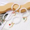 Explosiones Transfronterizas Europeo y Americano Amazon Joyería Navideña Pulsera Copo de Nieve Cristal Cuentas Pulsera Navideña para Mujer traje