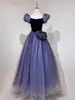 Vestido de Noite Roxo Feminino Elegante Banquete Cerimônia Adulta Apresentadora Elegante Acessível Luxo Estudante Francês Vestido para Exame de Arte Saia Longa
