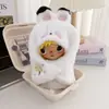 Pingente Pelúcia Little Jade Yuy Roupas Personagem Desenho Animado Fofo Conjunto Boneca 10cm Suéter Camiseta com Capuz