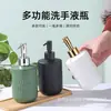 Nova Garrafa de Álcool em Gel Estilo Europeu, Garrafa de Vidro à Prova de Luz para Shampoo, Garrafa de Embalagem para Artigos de Higiene Pessoal, Garrafa para Gel de Banho