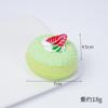 Pegatinas de refrigerador de dona de simulación de alto rebote de PU decoración creativa para el hogar comida de simulación juego postre