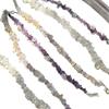 Pulsera Irregular de Amatista Natural Cristal Blanco Pulsera Simple Fresca de Flores para Mujer Pulsera Tesoro Azul Xia Hai