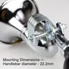 Bocina de Aire de Caracol para Bicicleta Transfronteriza de Alto Decibelio Bocina Curva para Bicicleta de Montaña Accesorios para Bicicleta Equipo Timbre de Bicicleta