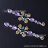 Venta caliente hebilla de strass acrílico de color para soldar sello de cintura flor de diamante tocado zapatos bolsa vestido accesorios de joyería acrílica