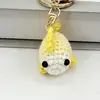 Nuevo Llavero de Pescado Pequeño de Dibujos Animados de Lana Hecho a Mano Accesorios Colgante para Bolso Listo para la Venta