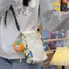 Bolso Cruzado de Verano con Bloques de Color, Estilo Japonés, de Nicho, Funcional, para Niñas, Adecuado para Compras, Actividades al Aire Libre y Llevar Botellas de Agua, Bolso de Hombro