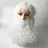 Barba Branca Presente de Natal Barba Azul Barba Amarela Cinza Peruca Barba do Papai Noel