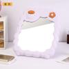 Espejo de Maquillaje de Oveja Linda de Plástico, Espejo de Princesa de Escritorio para el Hogar, Espejo de Tocador, Espejo de Pared para Estudiantes, Espejo de Belleza Transfronterizo