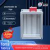 Válvula de Ventilação de Fumaça e Fogo Quadrada Redonda Ajustável à Prova de Explosão Manual 280 Graus Válvula Ajustável de Aço Inoxidável