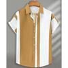 Camisa Casual Masculina Solta com Estampa Digital 3D Streetwear Europa e América Venda Direta de Fonte Transfronteiriça AliExpress Amazon ebay
