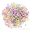 200/Paquete 6mm color flor soporte para flores tapa de flor accesorio de joyería hecho a mano DIY material