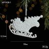 Decoraciones Navideñas Hong Kong Heng brillo blanco suministros para diseño de escena anillo de ratán para colgar en la puerta colgante para tienda