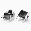 Soporte Lateral Interruptor de 2 Pines Horizontal Lado Soporte de Dos Pines Interruptor Táctil Restablecer Interruptor de Pequeño Electrodoméstico 6*6*5mm