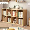 Estantería de madera maciza con celosía, estante de almacenamiento de pie, almacenamiento para sala de estar en casa, gabinete bajo montado en la pared, estantería, estantería de panel perforado, otros