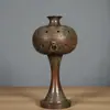 Estufa Antiga com Padrão Han Flor de Ameixa Incenso de Sândalo para Interior Escritório Zen Queimador de Incenso Antigo de Cintura Alta Ornamentos de Estufa de Alto Padrão