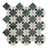 Mosaico de Mármol Verde Floral Grande con Piedra para Paisajismo de Jardines, Jardines de Villas, Albercas, Estanques de Peces y Azulejos de Baño