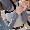 Guantes de Manga de Hielo con Protección Solar para Verano al Aire Libre, Guantes Extendidos de Seda de Hielo y Nylon Anti-UV, Velo Protector Solar Refrigerante para Ciclismo