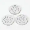 68 # Cubierta de Aluminio Hueca Velas Ambientales Aromaterapia Perfume de Coche Corte de 67.5/68 Dientes Patrón de Nube Auspiciosa Cubierta de Aluminio