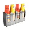 Porta-copos Aço Inoxidável Copo Descartável Lenço Pacote de Açúcar Dispensador de Copos Loja de Café Chá com Leite Balcão de Bar Suporte para Chá com Leite Copo de Água