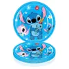 Decoración de Plato de Cena de Papel Desechable Tema de Stitch Azul Halloween Plato de Papel Bebé Interestelar Taza de Papel Mantel Cuchillo