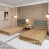 Fabricante de Muebles Foshan Guangdong Venta al por mayor Sala de Estar Juego Completo de Cama de Panel Muebles B&B Cama Estándar Independiente de Hotel Cama Grande
