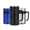 Termo de acero inoxidable 304 taza de té para oficina con asa fuga de té regalo de negocios para hombre y mujer venta al por mayor LOGOTIPO