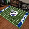Alfombras temáticas de equipos de fútbol americano transfronterizos para la decoración de la sala de estar del hogar, duraderas, resistentes a las manchas y fáciles de mantener, disponibles para venta al por mayor