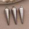 Pendientes Colgantes de Acero Inoxidable Galvanizados en Oro Real con Forma de Cono Cadena de Cola Colgante Pulsera Collar DIY Hecho a Mano Accesorios de Joyería