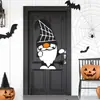 Adesivos de porta para Halloween careta de terror atmosfera de diabo layout adesivos de feltro festival dos fantasmas decoração de casa adesivos de parede de pegadinha adesivos de janela